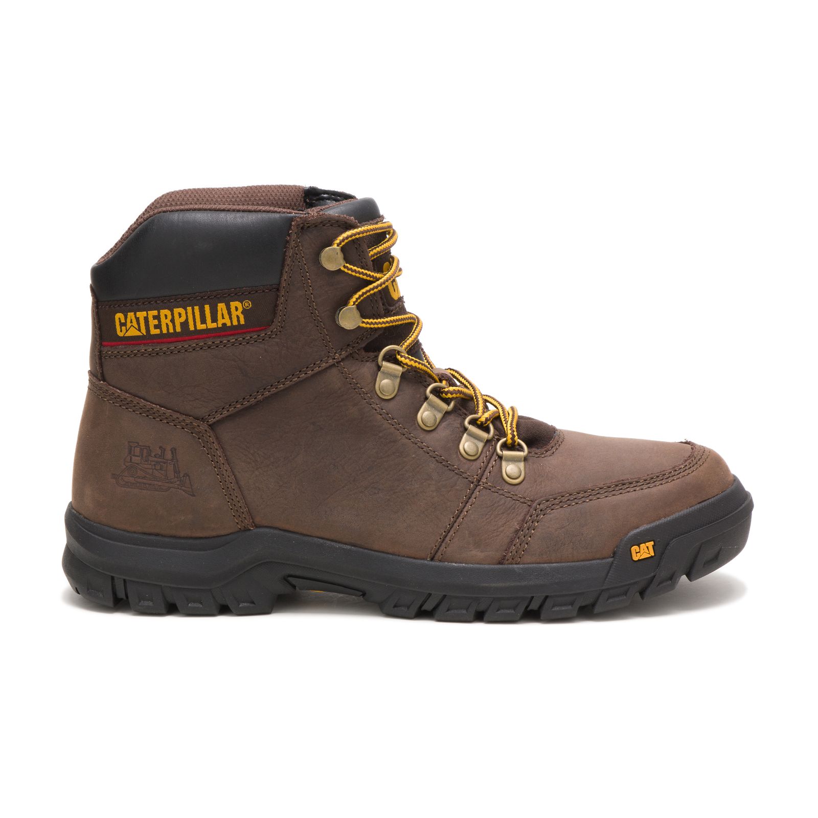 Caterpillar Outline Philippines - Mens Work Boots - Brown 97352PMIL